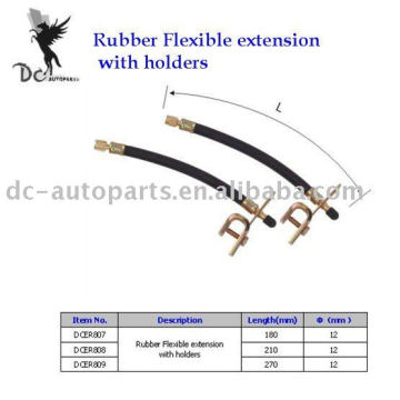 Extensión flexible de goma